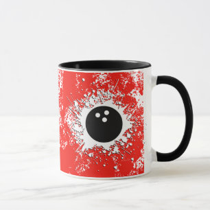 Bowling splatz tasse