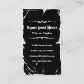 Bowling splatz visitenkarte (Rückseite)