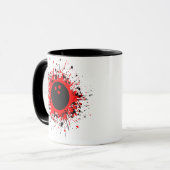 Bowling-Splatzer Tasse (Vorderseite Links)