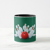 Bowling sport Ball and Pins strike! Tasse (Zentrum)