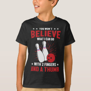 Bowling-Sport-Zitate Lustiger Bowling-Liebhaber T-Shirt