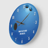 Bowling | Sportartikel Große Wanduhr (Winkel)