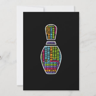 Bowling Squad Artwork T - Shirt Save The Date