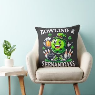 Bowling St. Patrick's Day Schabernack Kissen