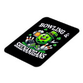 Bowling St. Patrick's Day Schabernack Magnet (Linke Seite)