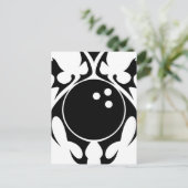 Bowling Stammes. Postkarte (Stehend Vorderseite)