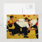 Bowling Stampede Postkarte (Vorne/Hinten)