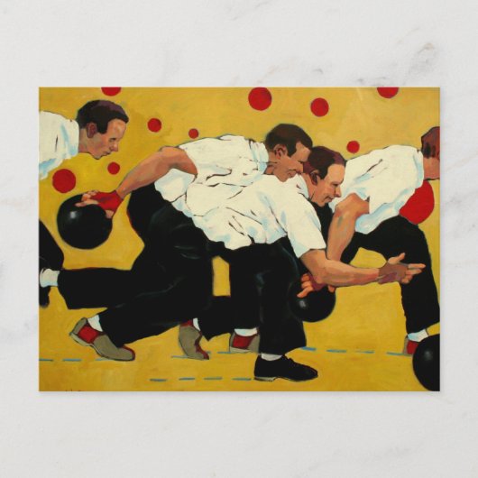 Bowling Stampede Postkarte (Vorderseite)