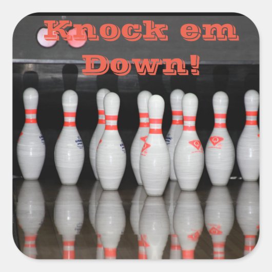 Bowling Stickers (Vorderseite)