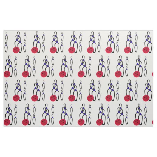 Bowling Stoff (Fat Quarter (45,7 x 55,9 cm))
