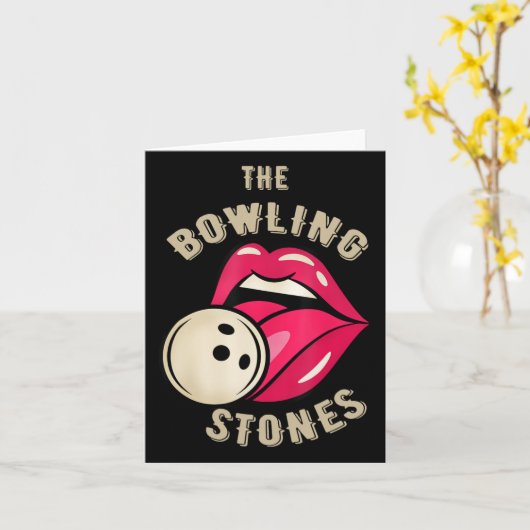 Bowling Stone Bowling Karte (Gelbe Blume)