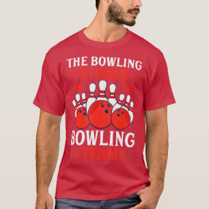 Bowling Stones Bowling Team Funny Bowler & Bow T-Shirt