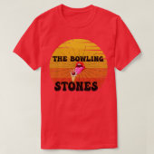 Bowling Stones Parody Funny Bowling T-Shirt (Design vorne)