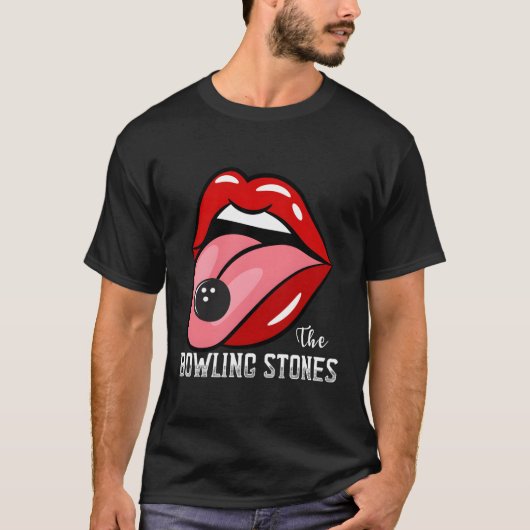 Bowling StonesAmusing Best Bowling Team T-Shirt (Vorderseite)