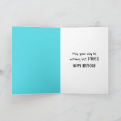 Bowling streit um Geburtstag Karte (Innenseite)