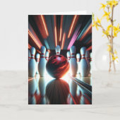 Bowling streit um Geburtstag Karte (Gelbe Blume)