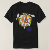 Bowling Strike 9 T-Shirt (Design vorne)