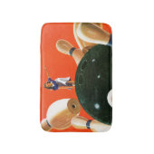 Bowling Strike Badematte (Vorderseite Vertikal)