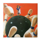 Bowling Strike Fliese (Vorderseite)