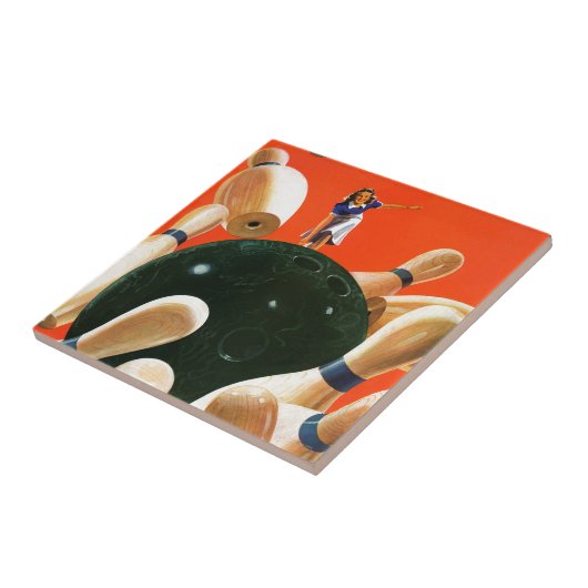 Bowling Strike Fliese (Seite)