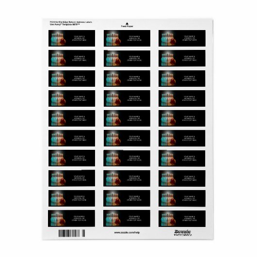 Bowling-Strike für benutzerdefinierten Text (Vorne)