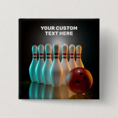 Bowling-Strike für benutzerdefinierten Text Button (Vorderseite)