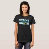 Bowling Strike Loading Bitte warten Bowler Bowling T-Shirt (Vorne ganz)