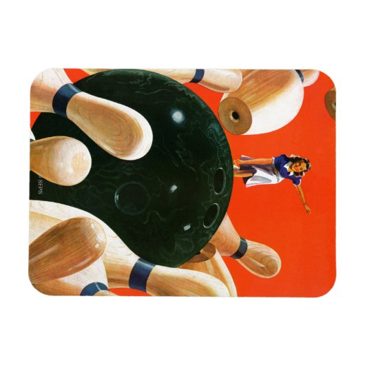 Bowling Strike Magnet (Horizontal)