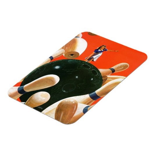 Bowling Strike Magnet (Linke Seite)