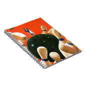 Bowling Strike Notizblock (Rechte Seite)