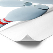 Bowling Strike Poster (Ecke)