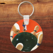 Bowling Strike Schlüsselanhänger (Vorderseite)