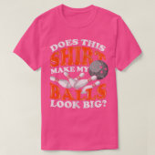 Bowling Strike Skittles Button Bowling Hall Spare T-Shirt (Design vorne)