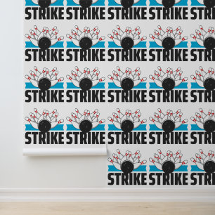 Bowling Strike Tapete