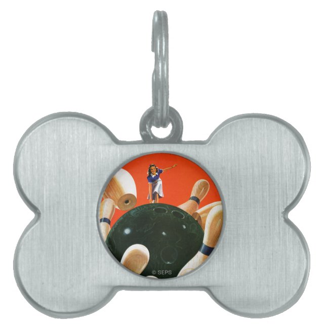 Bowling Strike Tiermarke (Vorderseite)