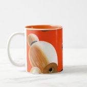 Bowling Strike Zweifarbige Tasse (Links)