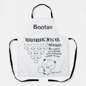 Bowling T-Shirt Schürze (Vorderseite)