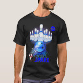 Bowling-T-Shirt Talent to Spare, Pro-Blau-Spieler T-Shirt (Vorderseite)
