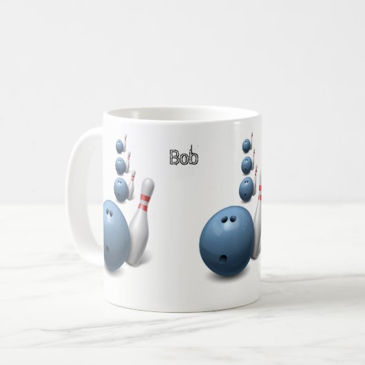 Bowling Tasse (Vorderseite Links)