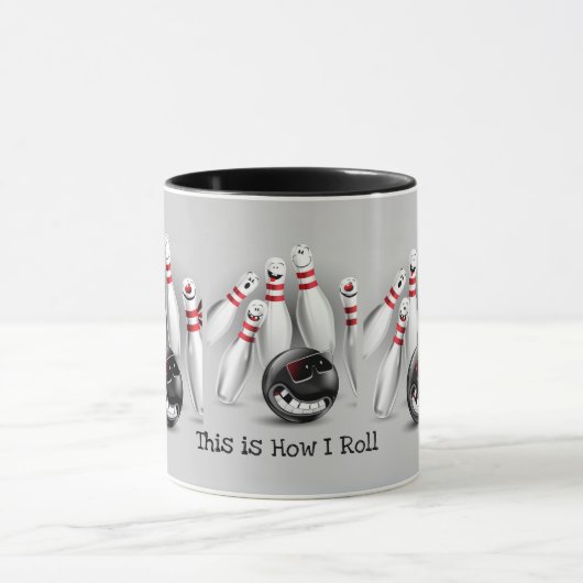 Bowling Tasse - So Roll ich (Zentrum)