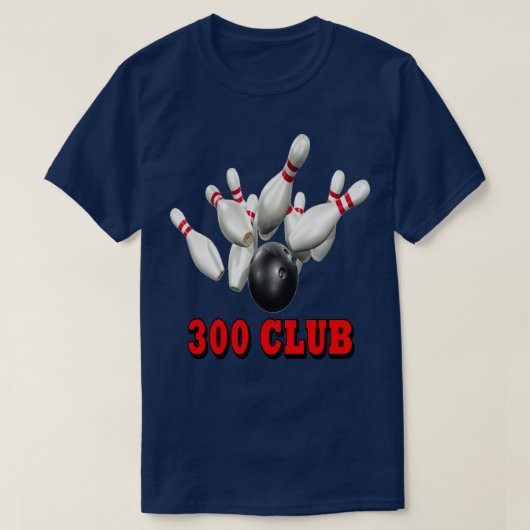 Bowling Team 300 Club T-Shirt (Design vorne)