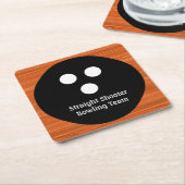 Bowling Team Budget Untersetzer (angewinkelt)