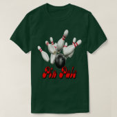 Bowling Team Button Pals T-Shirt (Design vorne)