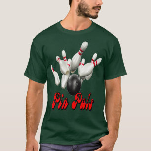 Bowling Team Button Pals T-Shirt