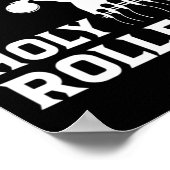 Bowling Team League Name Holy Rollers Poster (Ecke)