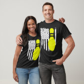 Bowling Team Patriotic Bowling T-Shirt (Unisex)