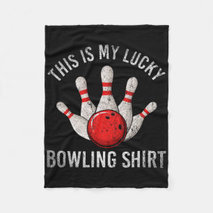 Bowling Team Player Das ist mein glückliches Bowli Fleecedecke