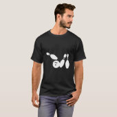 Bowling Team splits N Giggles Matching League Gif T-Shirt (Vorne ganz)