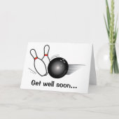 Bowling Team wird bald gut Karte (Vorderseite)