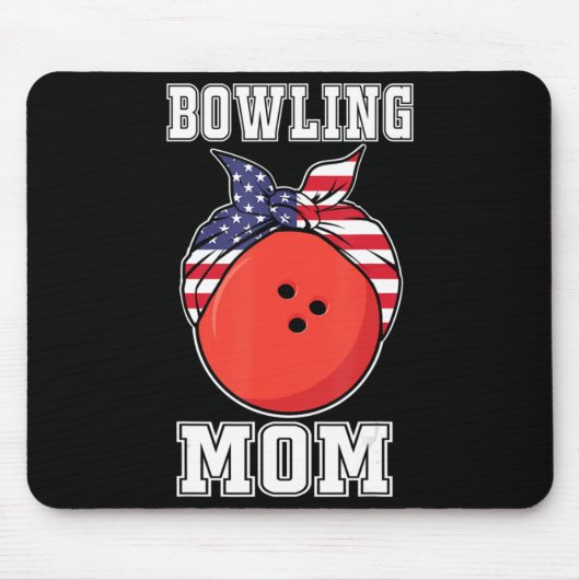 Bowling Teams MAMA Spieler & Geschenk für Bowling  Mousepad (Vorne)